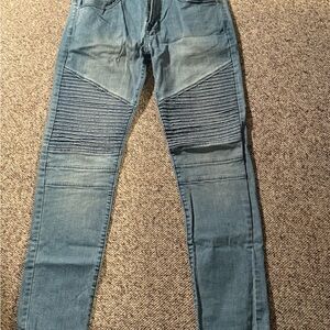 Arizona Jean Company Distressed Blue Skinny Jeans
